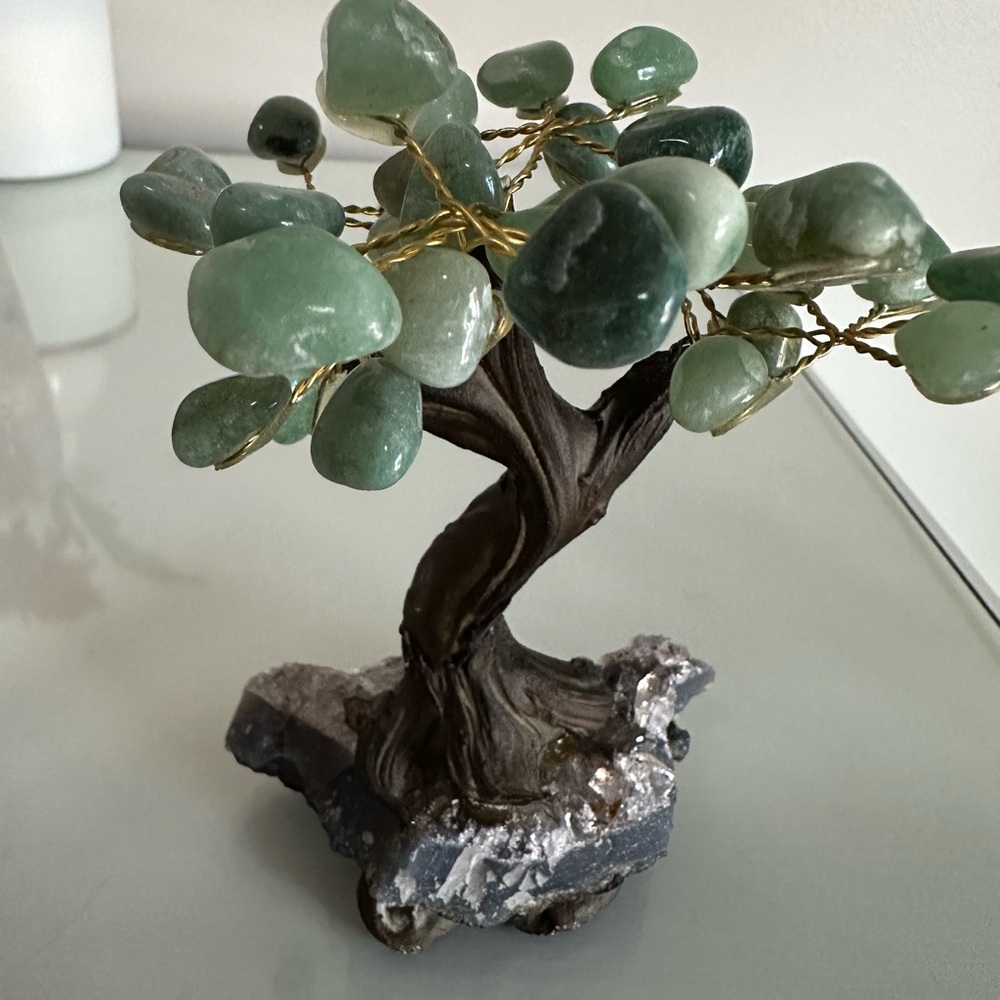 Green Aventurine Bonsai Tree